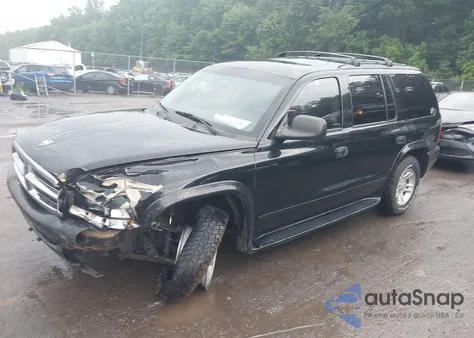 2003 Dodge Durango Slt из США, поврежденный, VIN 1D4HS48N43F594228